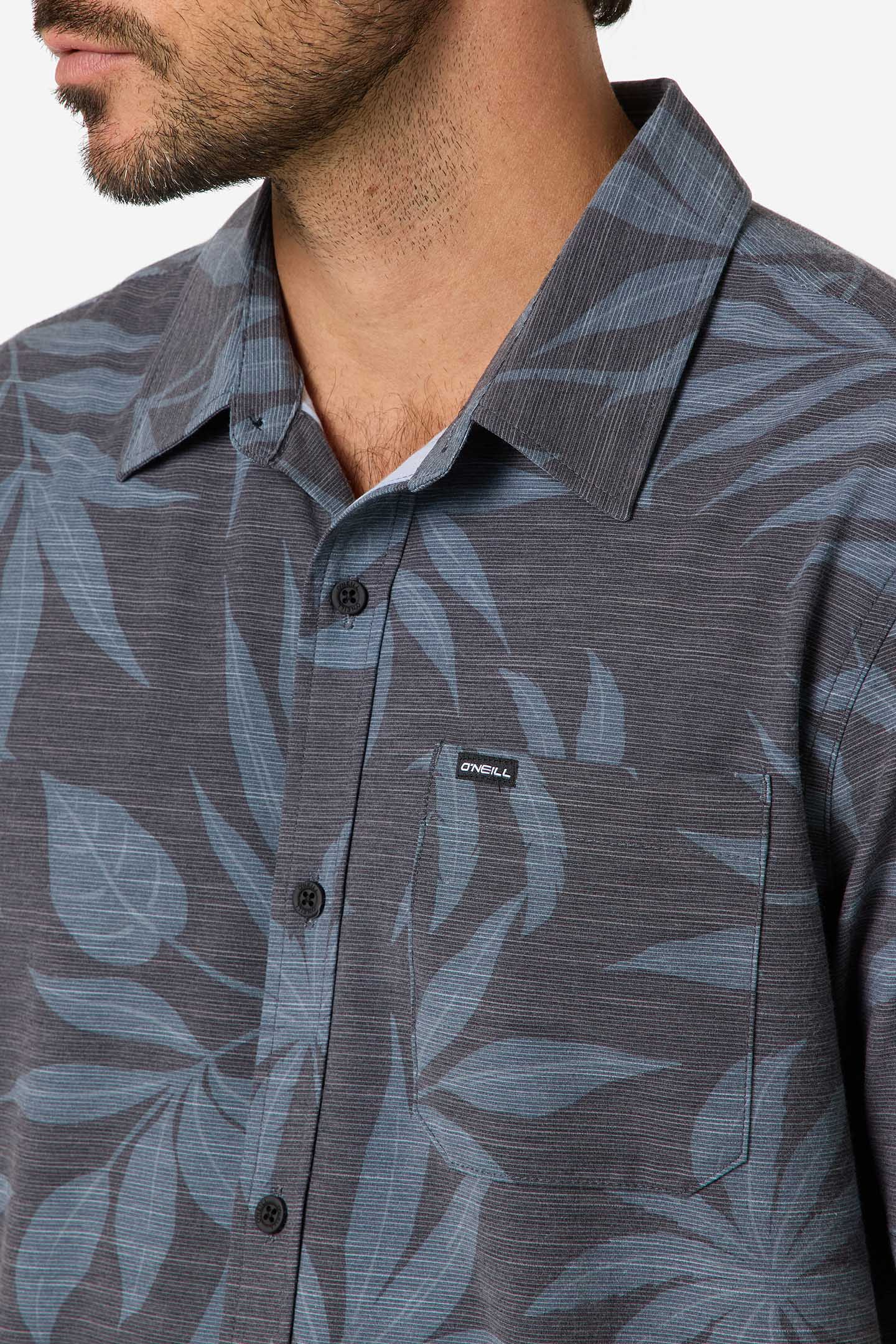 UPF SLUB RELAXED SHORT SLEEVE WOVEN SHIRT - Image 4