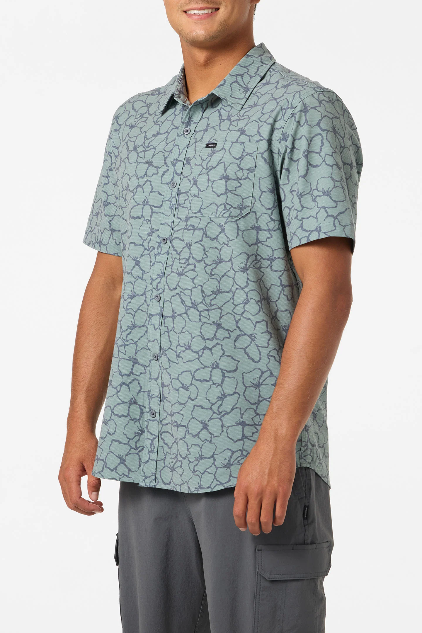 UPF SLUB RELAXED SHORT SLEEVE WOVEN SHIRT - Image 2