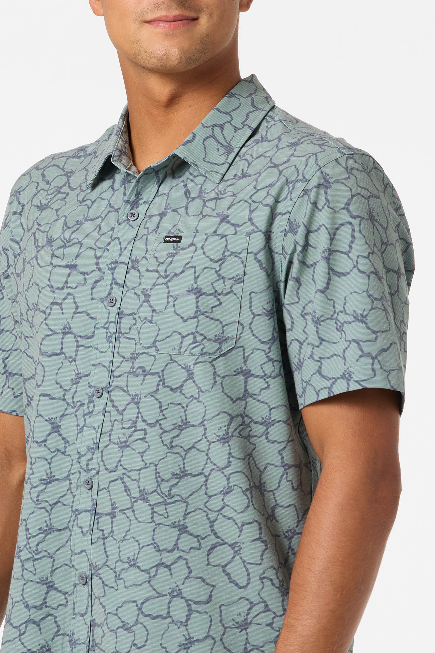 UPF SLUB RELAXED SHORT SLEEVE WOVEN SHIRT - Image 4