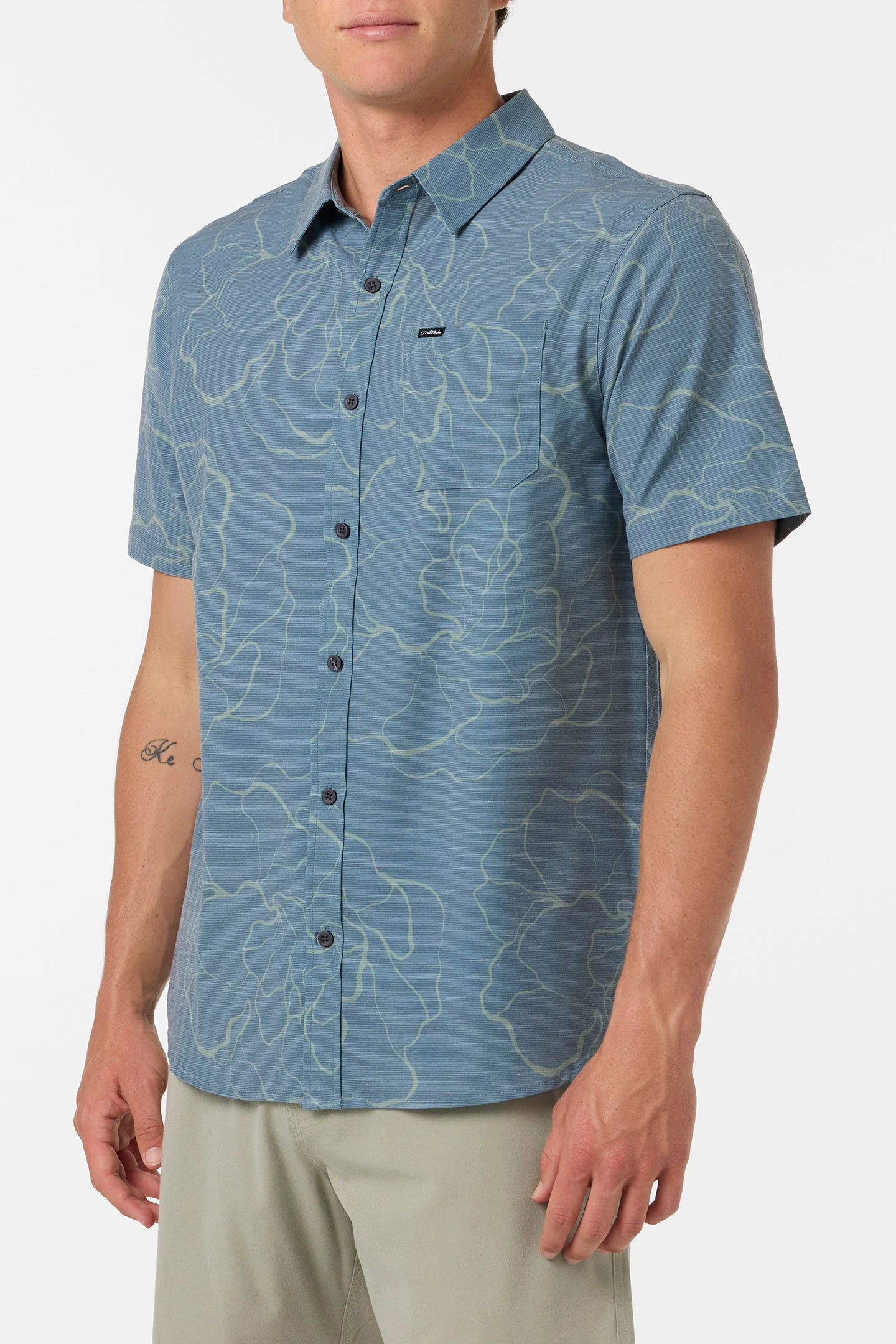 UPF SLUB RELAXED SHORT SLEEVE WOVEN SHIRT - Image 2