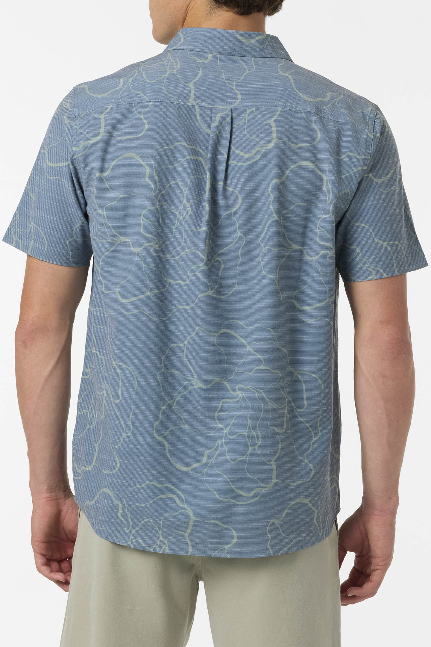 UPF SLUB RELAXED SHORT SLEEVE WOVEN SHIRT - Image 4