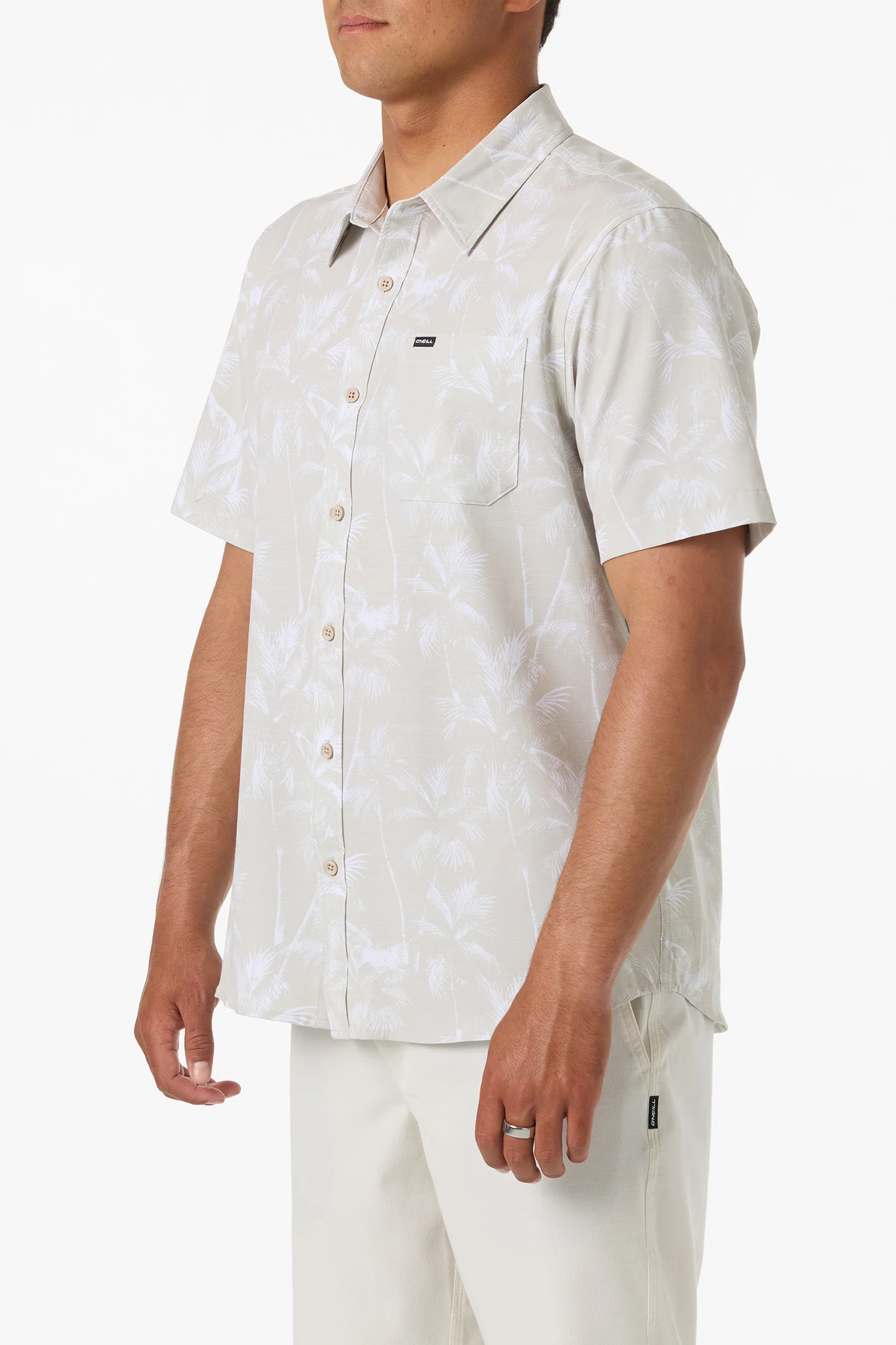 UPF SLUB RELAXED SHORT SLEEVE WOVEN SHIRT - Image 3