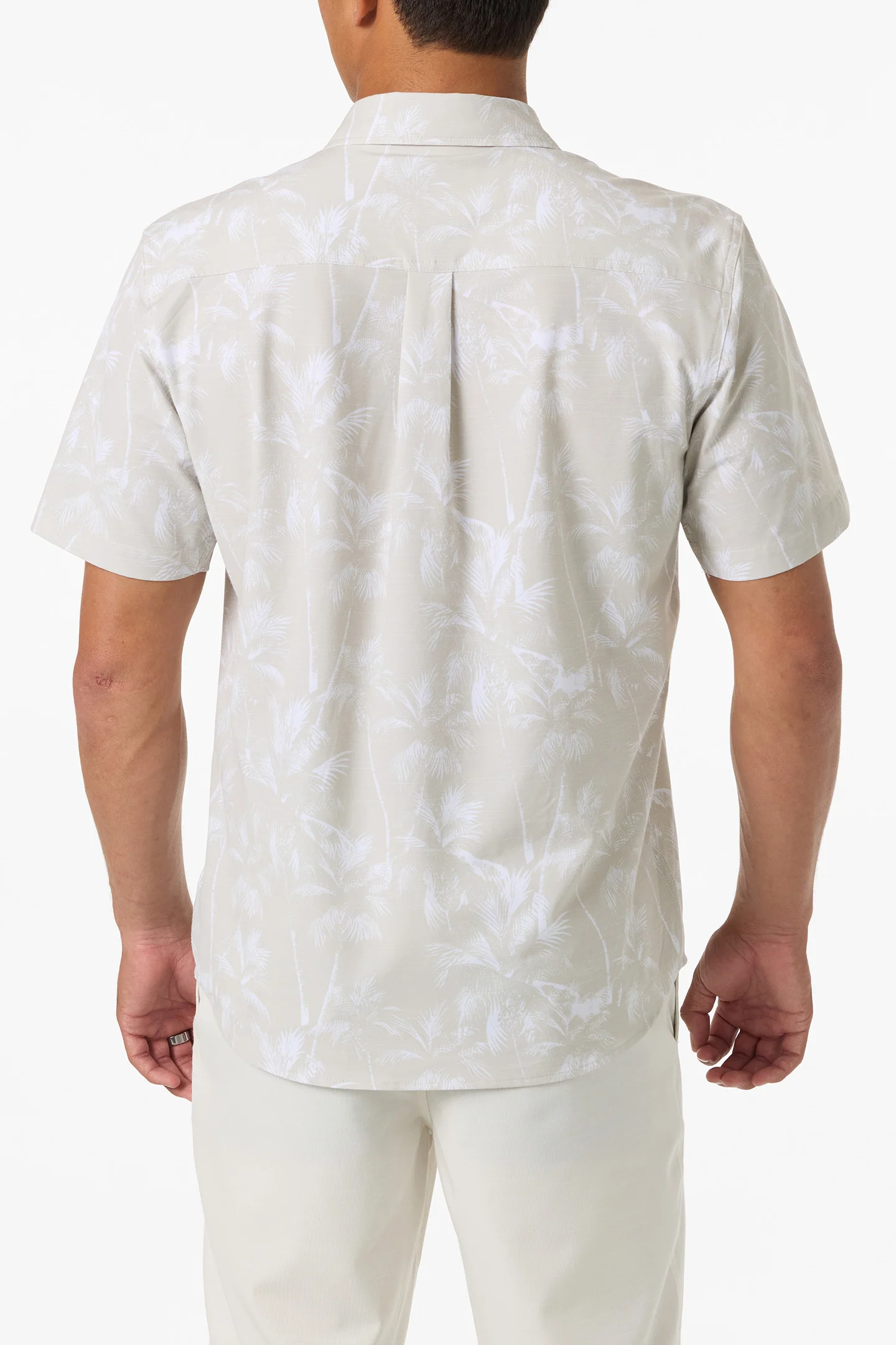 UPF SLUB RELAXED SHORT SLEEVE WOVEN SHIRT - Image 4