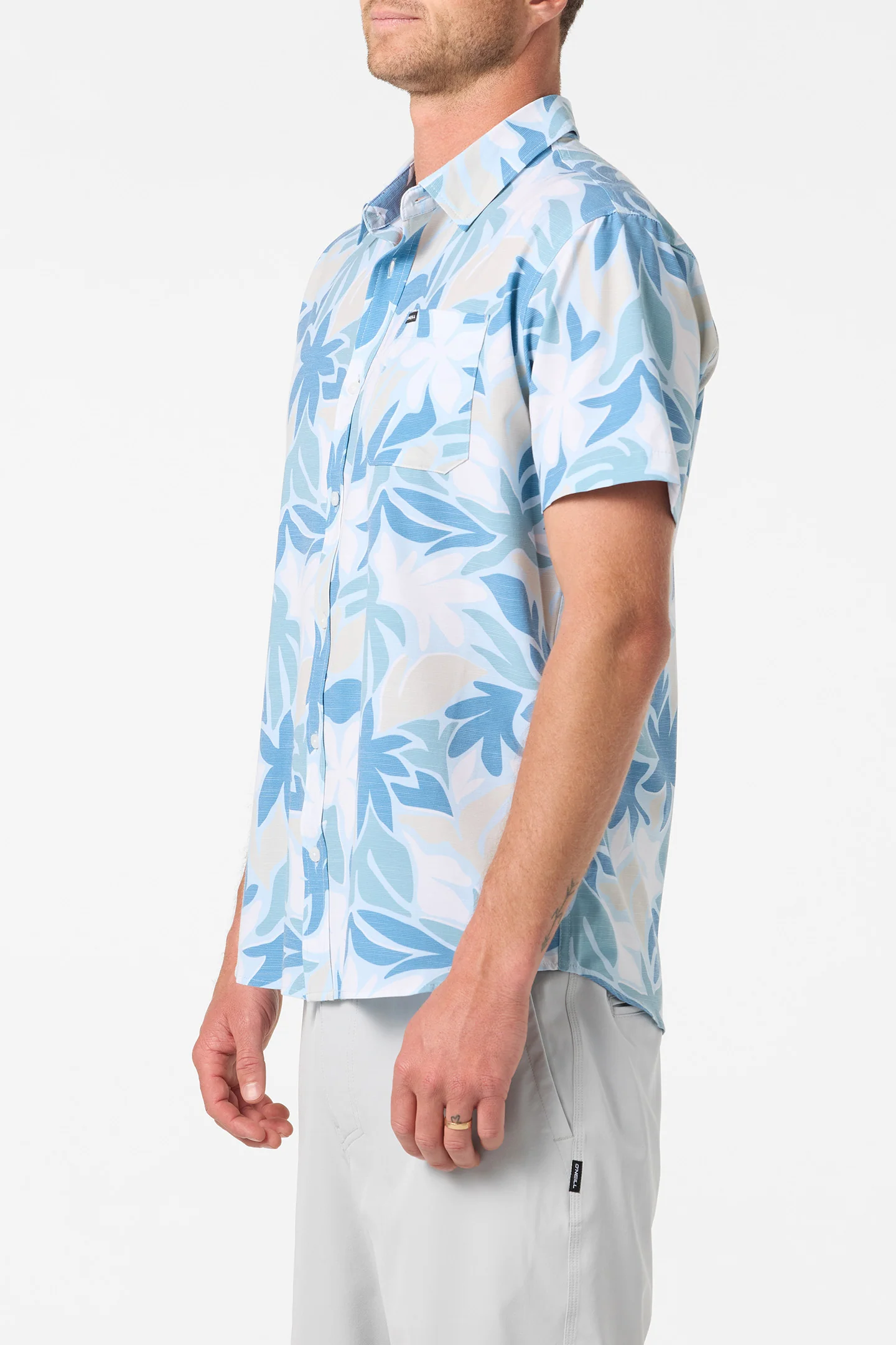 UPF SLUB STANDARD SHORT SLEEVE WOVEN SHIRT - Image 2