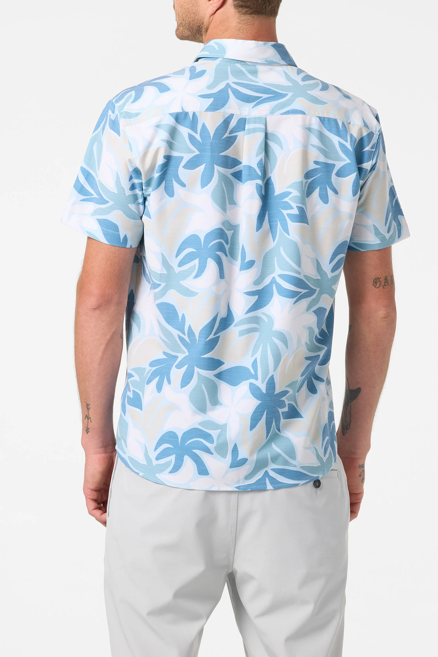 UPF SLUB STANDARD SHORT SLEEVE WOVEN SHIRT - Image 3