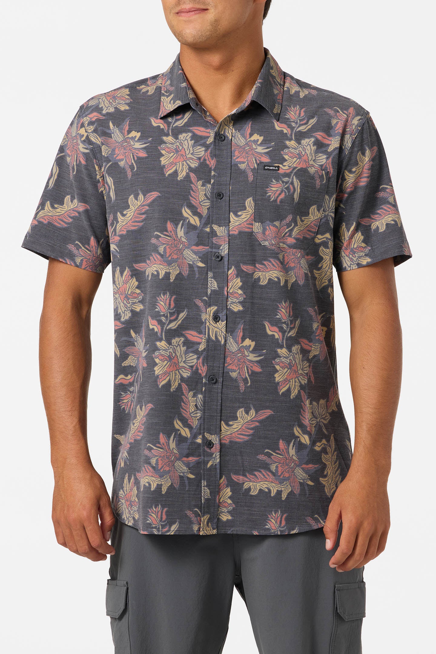 UPF SLUB STANDARD SHORT SLEEVE WOVEN SHIRT