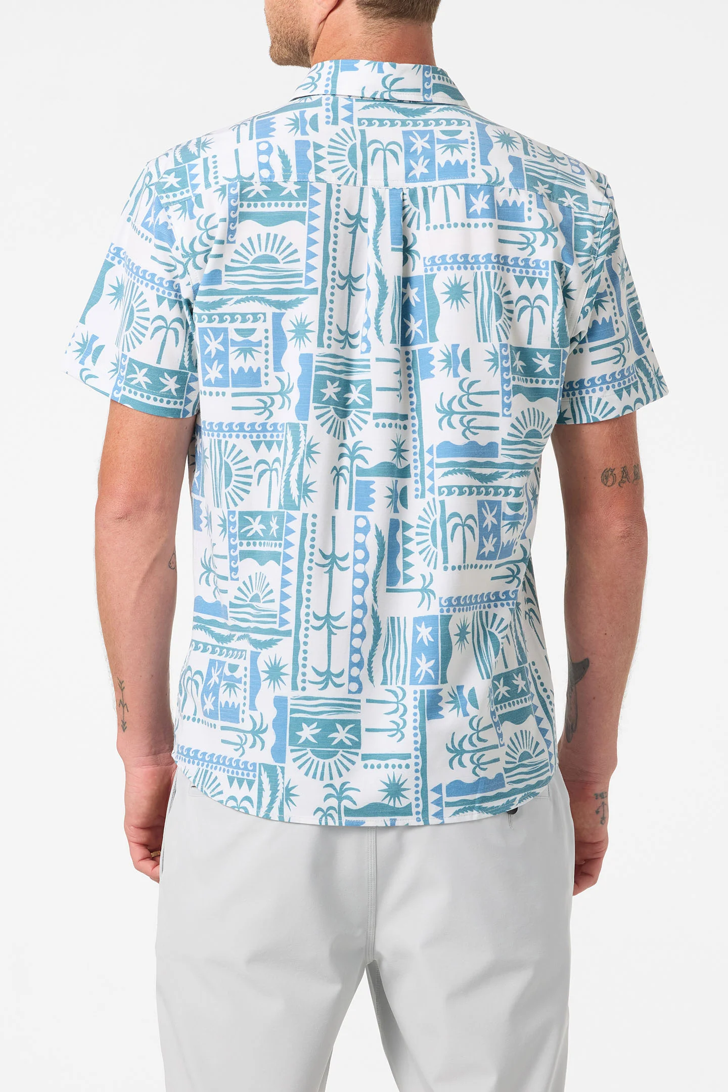 UPF SLUB STANDARD SHORT SLEEVE WOVEN SHIRT - Image 3