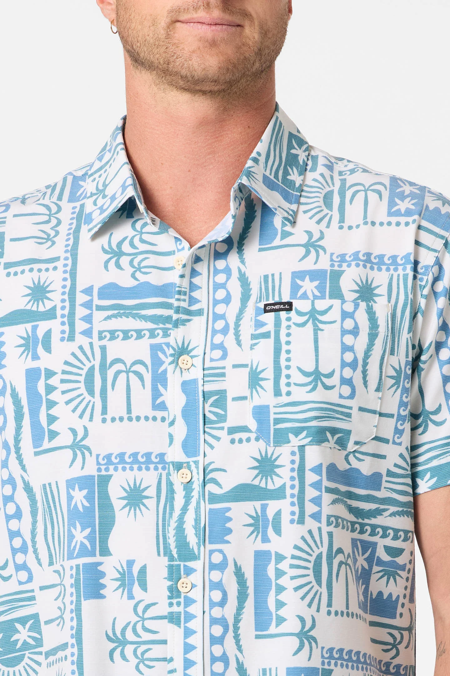 UPF SLUB STANDARD SHORT SLEEVE WOVEN SHIRT - Image 4