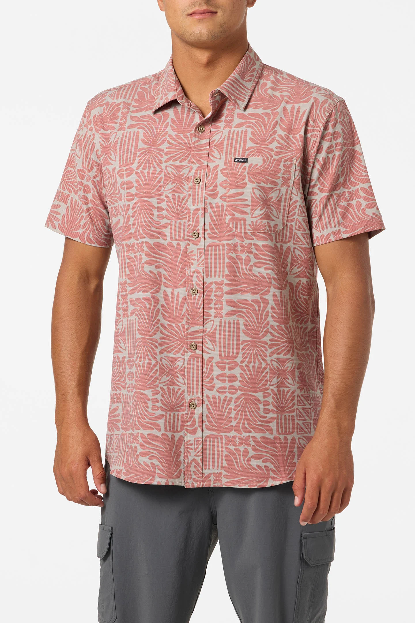 UPF SLUB STANDARD SHORT SLEEVE WOVEN SHIRT