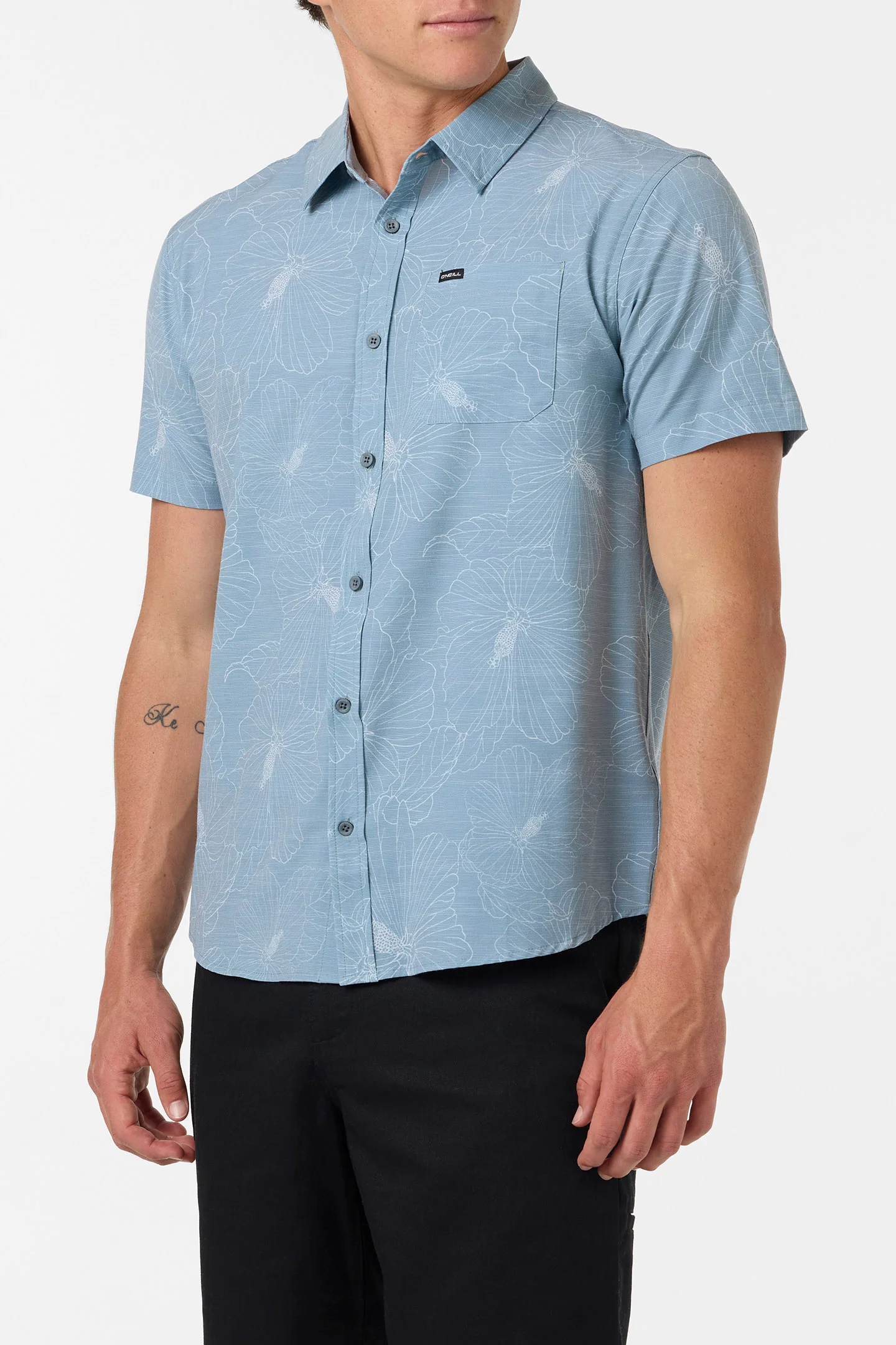 UPF SLUB STANDARD SHORT SLEEVE WOVEN SHIRT - Image 2