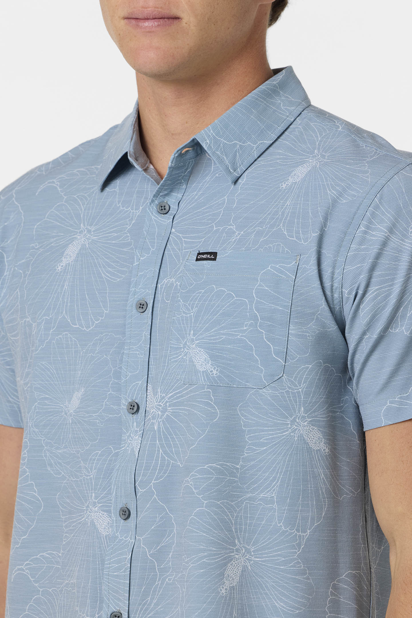 UPF SLUB STANDARD SHORT SLEEVE WOVEN SHIRT - Image 4