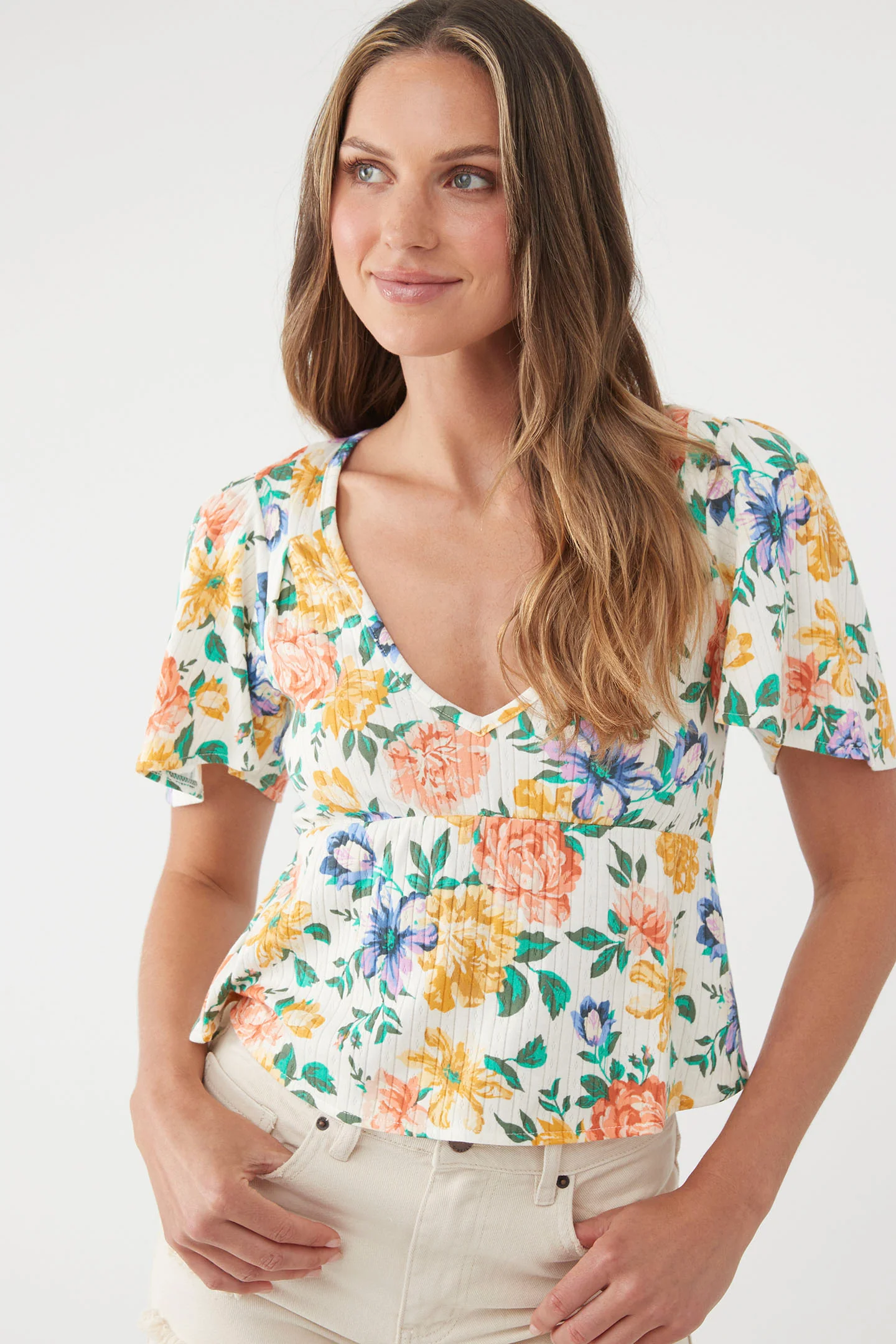 WESLIN FLORAL TOP - Image 3