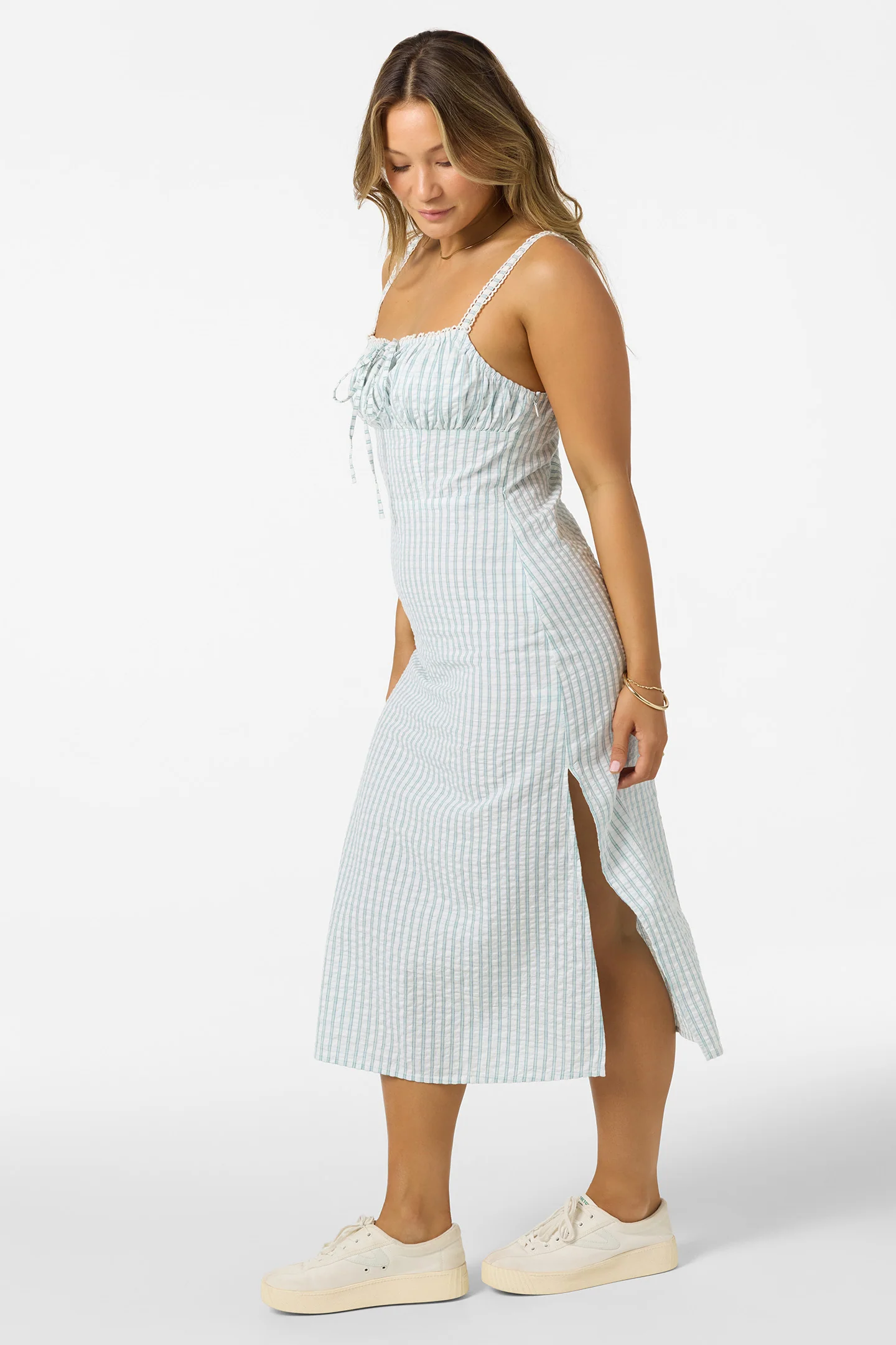 WILEY PLAID MIDI DRESS - Image 5